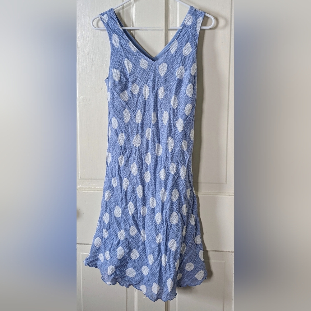 Charlie B Blue Polkadot Dress